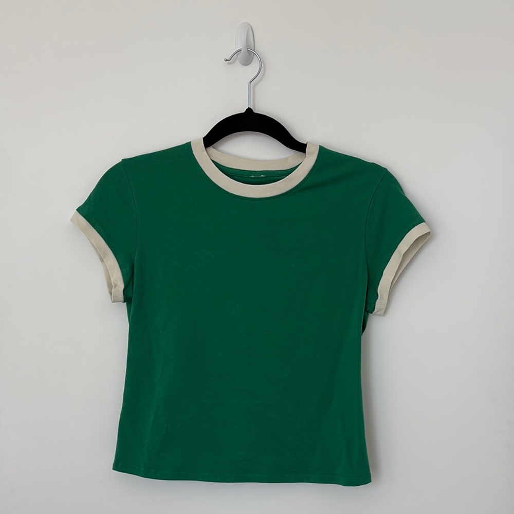 LULULEMON Organic Cotton Baby Ringer Baby Tee